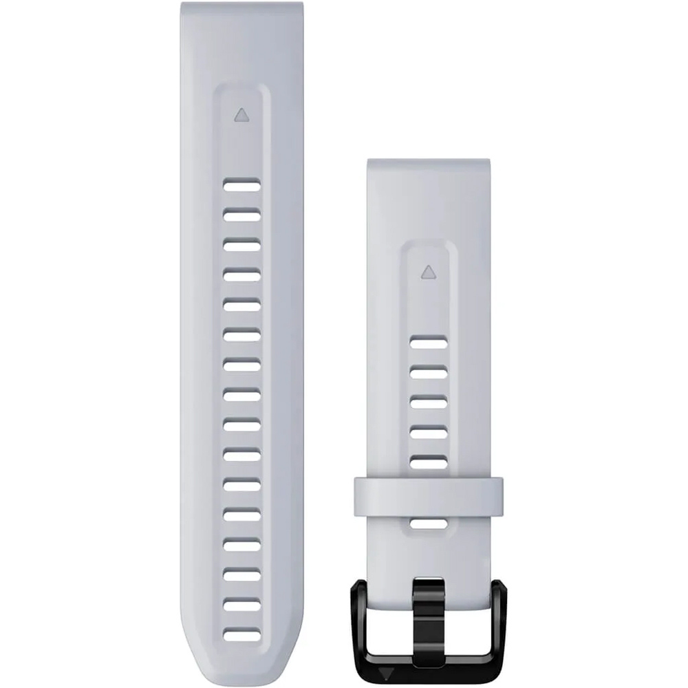 Garmin correas de relojes deportivos Correa de silicona blanco 20mm vista frontal