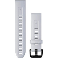 Garmin correas de relojes deportivos Correa de silicona blanco 20mm vista frontal