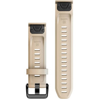 Garmin correas de relojes deportivos Correa de silicona crema 20mm 01