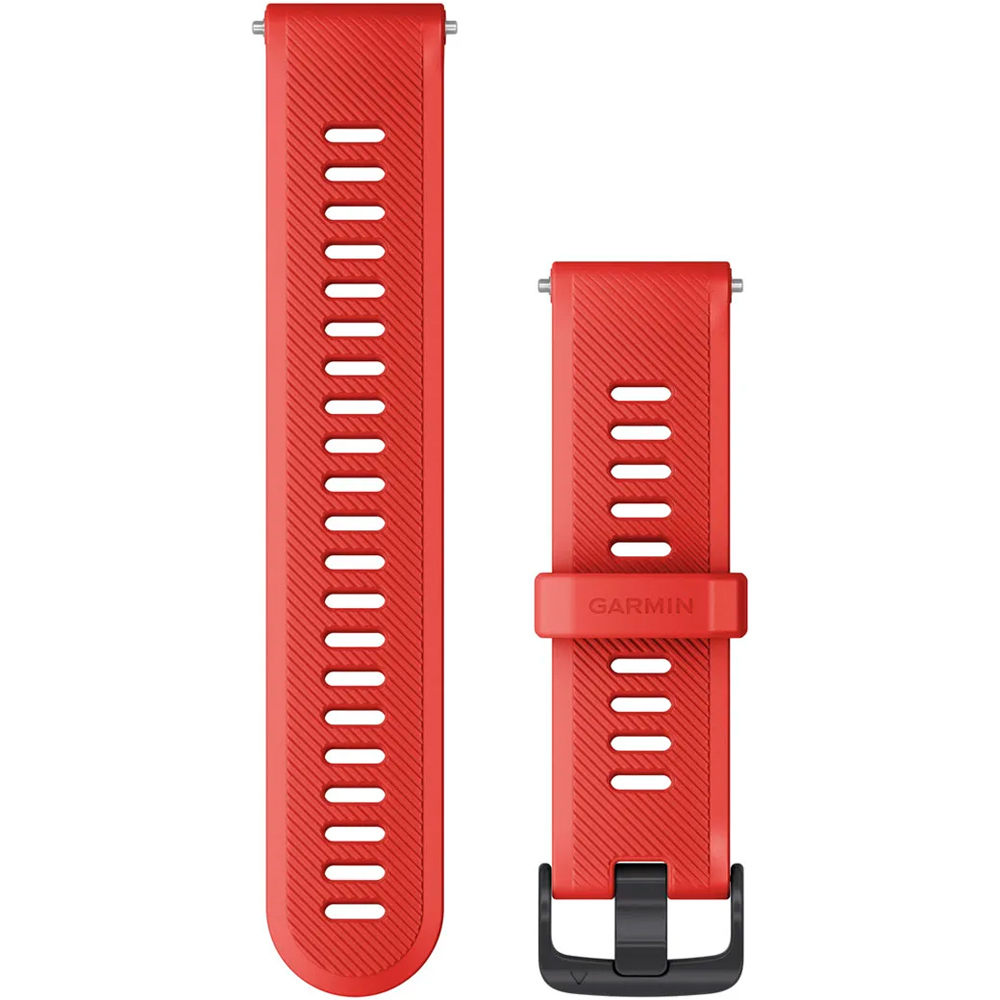Garmin correas de relojes deportivos Correa Forerunner 745-Rojo vista frontal