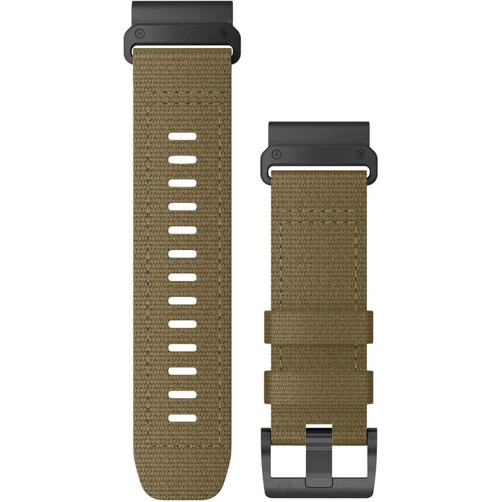 Garmin correas de relojes deportivos Correa Nailon marrn Tactix 7 vista frontal