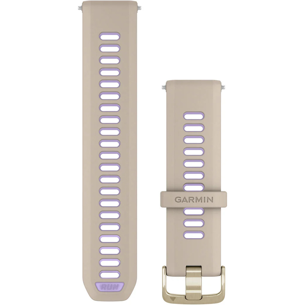 Garmin correas de relojes deportivos Correa Quick Release Beige/Lila 22MM vista frontal