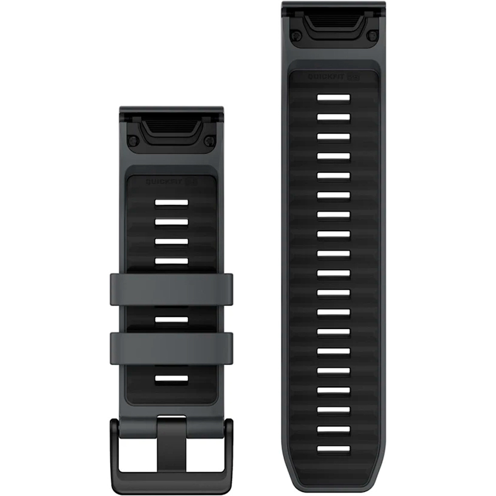 Garmin correas de relojes deportivos Correa Tactix 8, 26 Mm, Silicona Gris 01