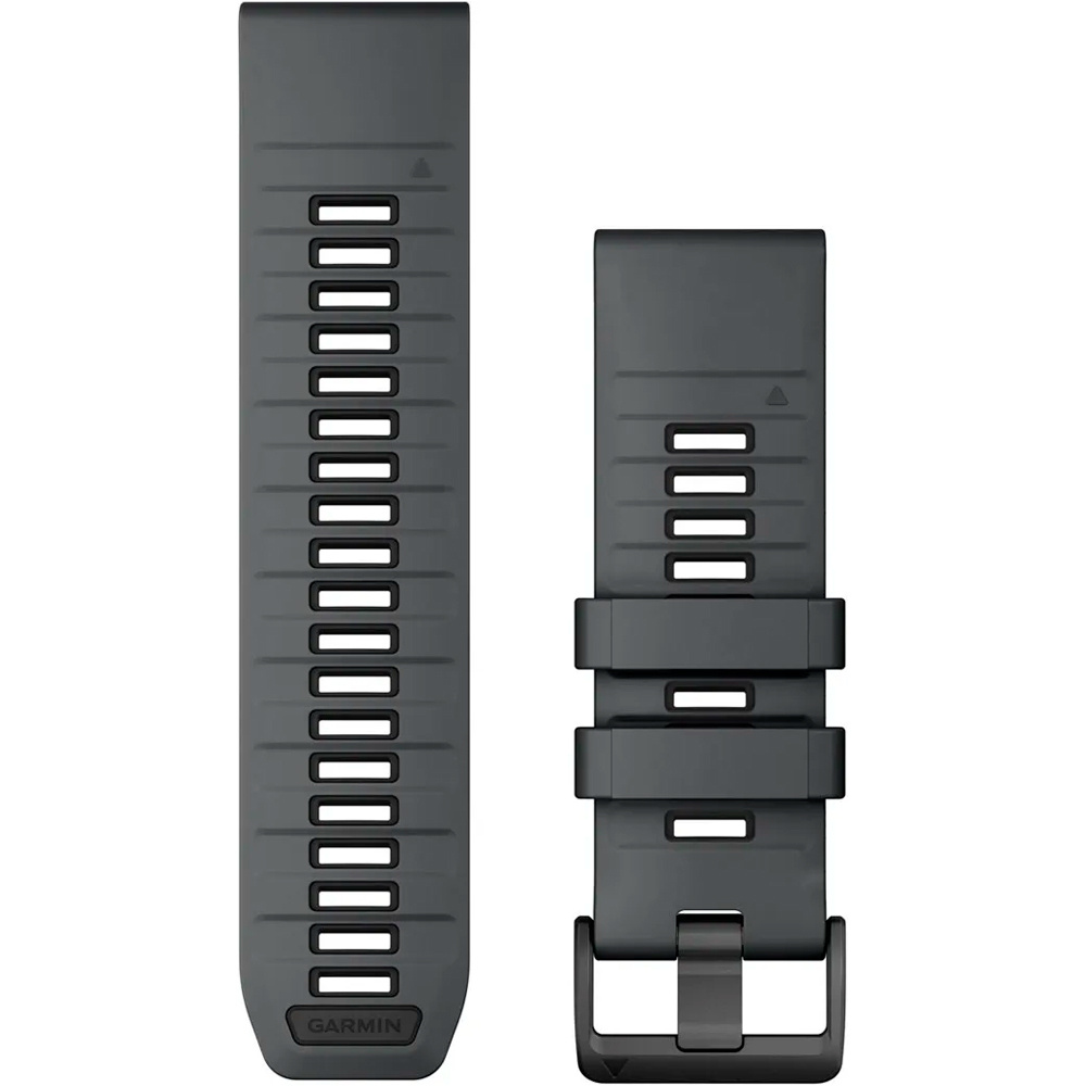 Garmin correas de relojes deportivos Correa Tactix 8, 26 Mm, Silicona Gris vista frontal