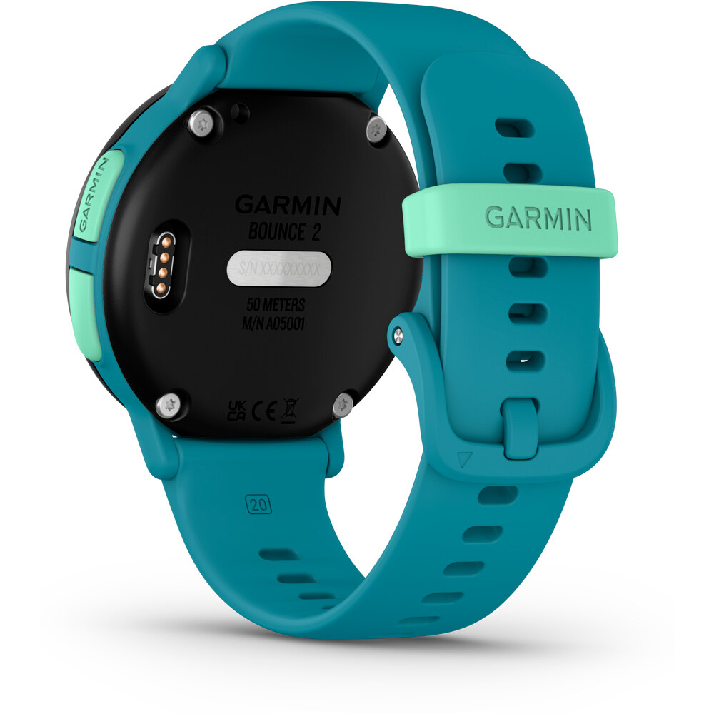 Garmin pulsera de actividad Bounce 2, GPS, Wi-Fi, LTE, Azul 01