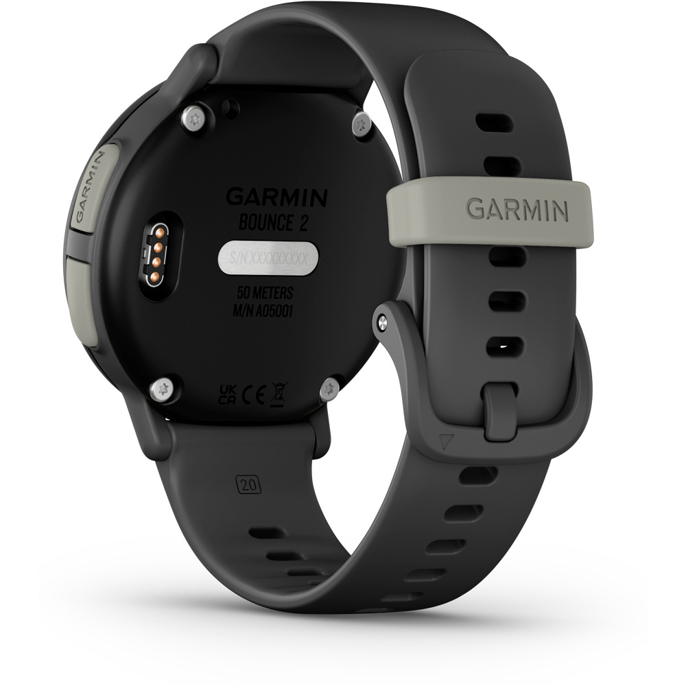 Garmin pulsera de actividad Bounce 2, GPS, Wi-Fi, LTE, Negro 01