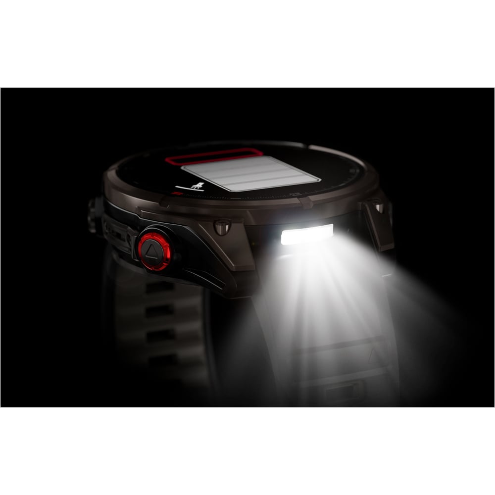 Garmin pulsómetros con gps Fenix 8 Pro # 47 mm, AMOLED Cristal de z 10