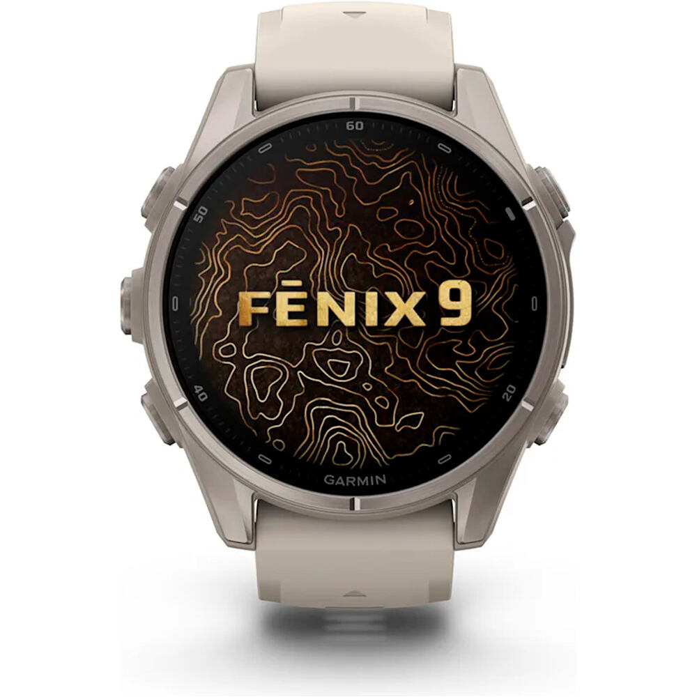 Garmin pulsómetros con gps FENIX 9 43 MM TITANIO CORREA BL 01