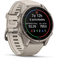 Garmin pulsómetros con gps FENIX 9 43 MM TITANIO CORREA BL 02