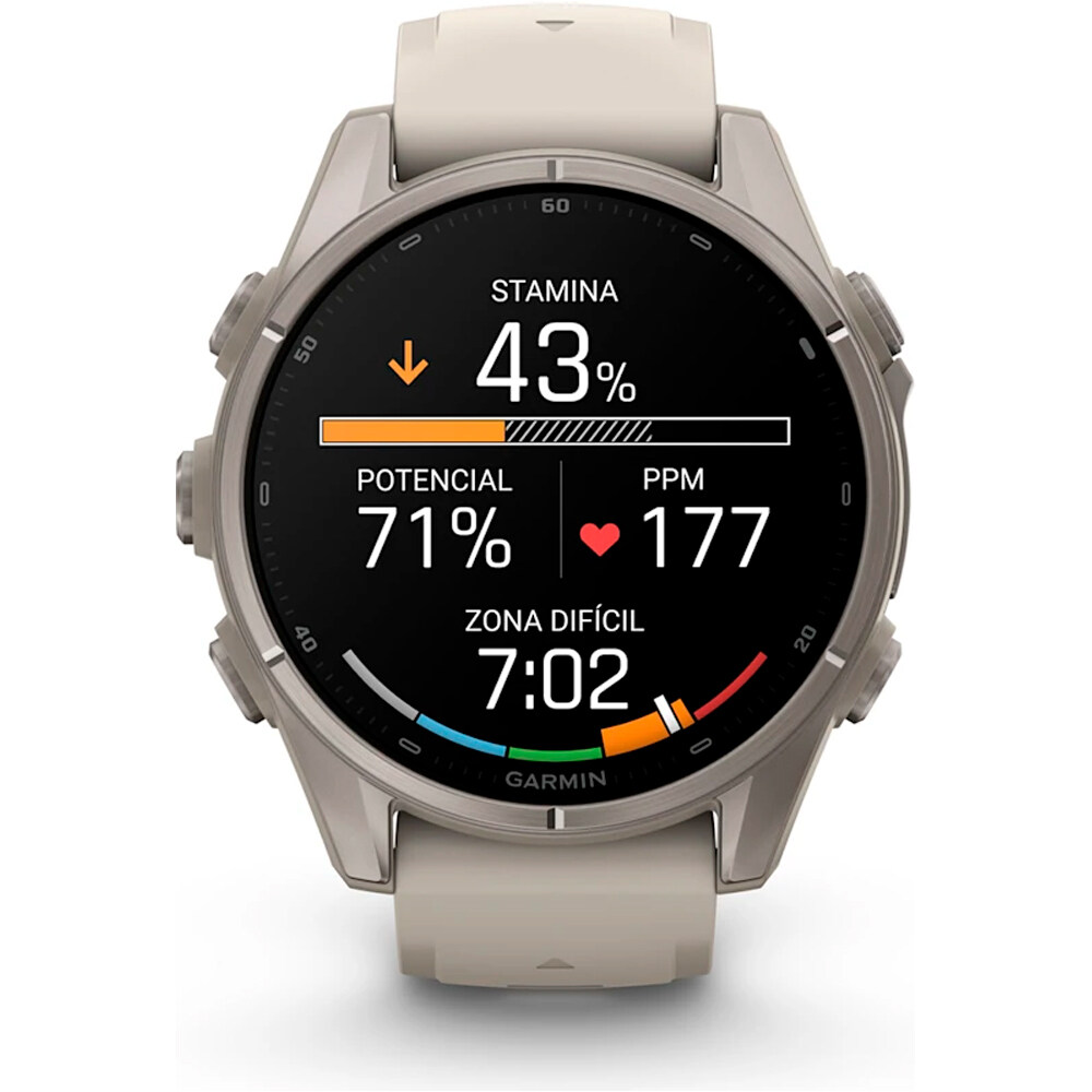 Garmin pulsómetros con gps FENIX 9 43 MM TITANIO CORREA BL 03