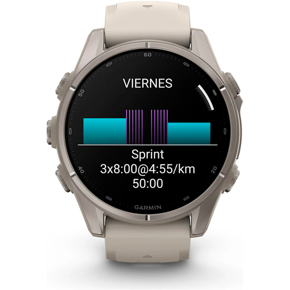 Garmin pulsómetros con gps FENIX 9 43 MM TITANIO CORREA BL 08