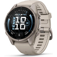 Garmin pulsómetros con gps FENIX 9 43 MM TITANIO CORREA BL vista frontal
