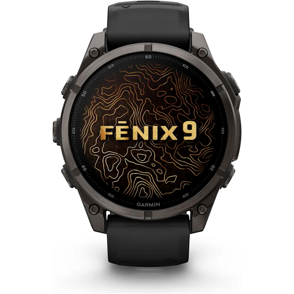 Garmin pulsómetros con gps FENIX 9 47 MM TITANIO RECUBRIMIENTO DLC GR CARBN CORREA NE 01