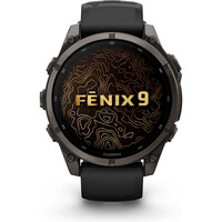 Garmin pulsómetros con gps FENIX 9 47 MM TITANIO RECUBRIMIENTO DLC GR CARBN CORREA NE 01