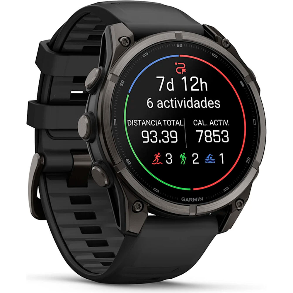 Garmin pulsómetros con gps FENIX 9 47 MM TITANIO RECUBRIMIENTO DLC GR CARBN CORREA NE 02