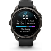 Garmin pulsómetros con gps FENIX 9 47 MM TITANIO RECUBRIMIENTO DLC GR CARBN CORREA NE 10