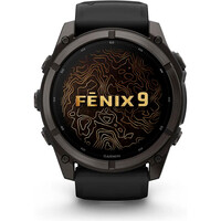 Garmin pulsómetros con gps FENIX 9 51 MM CAJA TITANIO RECUBRIMIENTO DLC GR CARBN CORRE 01