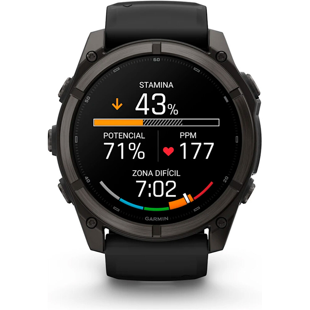 Garmin pulsómetros con gps FENIX 9 51 MM CAJA TITANIO RECUBRIMIENTO DLC GR CARBN CORRE 03