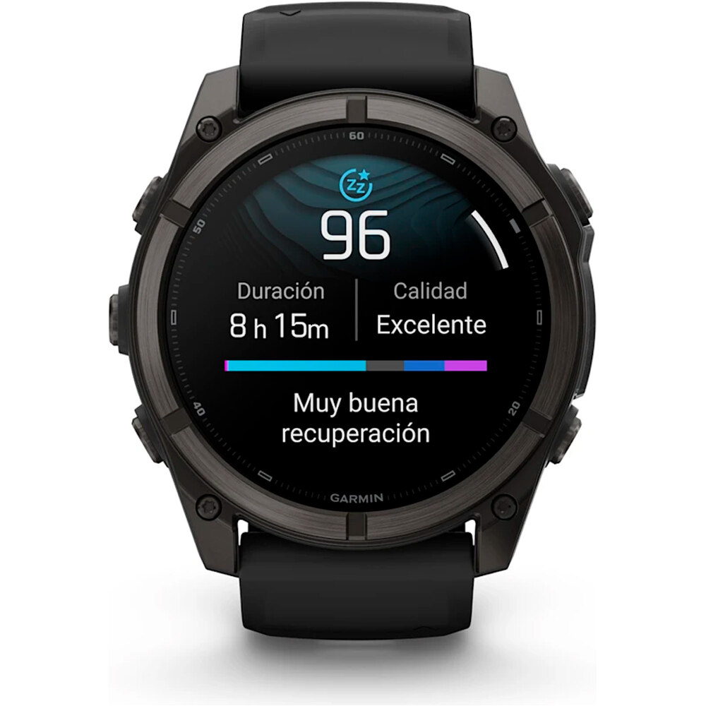 Garmin pulsómetros con gps FENIX 9 51 MM CAJA TITANIO RECUBRIMIENTO DLC GR CARBN CORRE 10