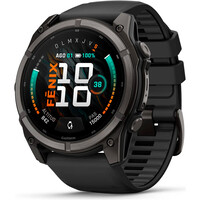 Garmin pulsómetros con gps FENIX 9 51 MM CAJA TITANIO RECUBRIMIENTO DLC GR CARBN CORRE vista frontal