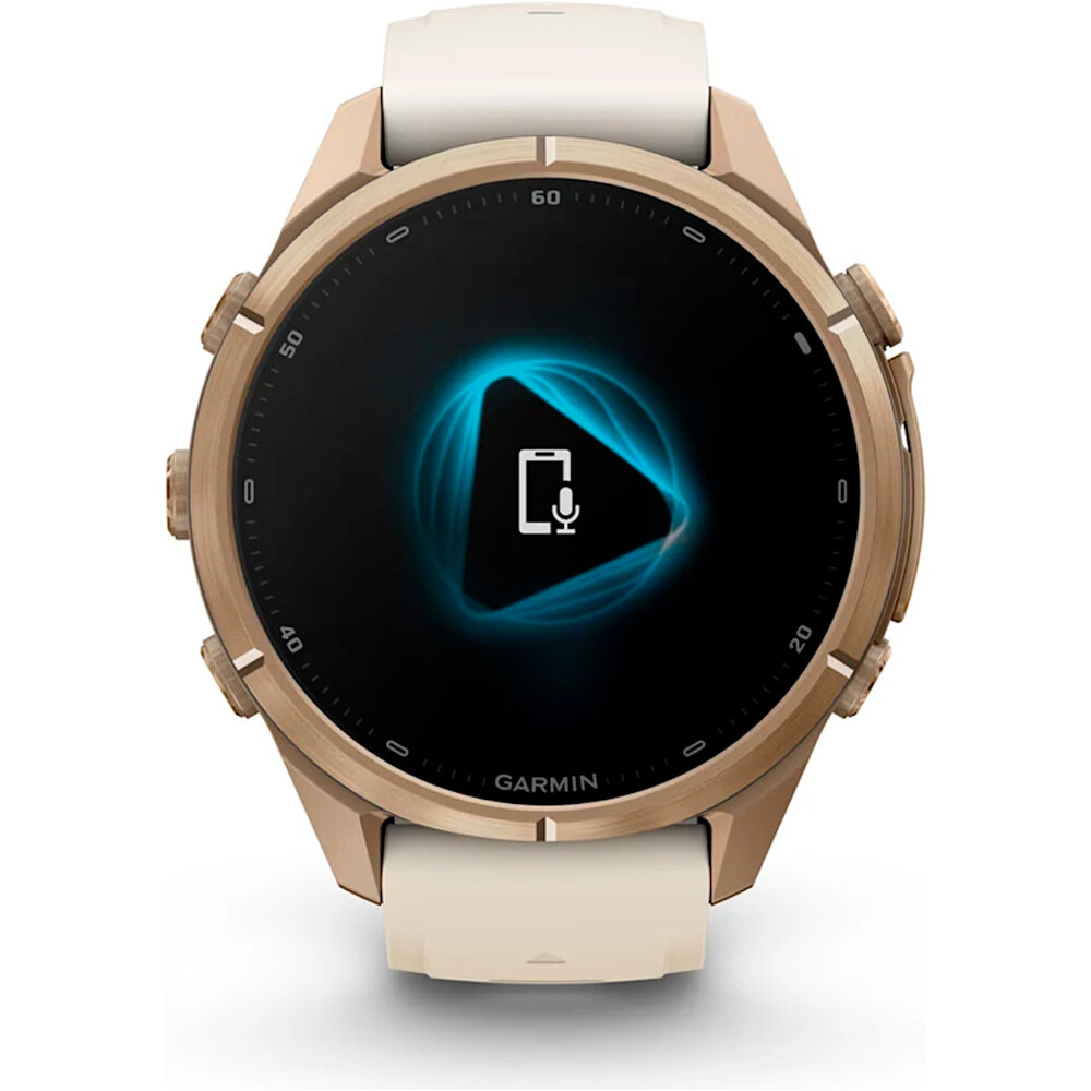 Garmin pulsómetros con gps FENIX 9 PRO 43 MM CAJA DE TITANIO DORADA CORREA BE 05
