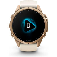 Garmin pulsómetros con gps FENIX 9 PRO 43 MM CAJA DE TITANIO DORADA CORREA BE 05