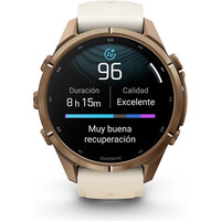 Garmin pulsómetros con gps FENIX 9 PRO 43 MM CAJA DE TITANIO DORADA CORREA BE 10