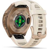 Garmin pulsómetros con gps FENIX 9 PRO 43 MM CAJA DE TITANIO DORADA CORREA BE 11