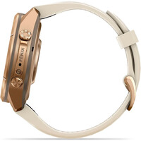 Garmin pulsómetros con gps FENIX 9 PRO 43 MM CAJA DE TITANIO DORADA CORREA BE 12