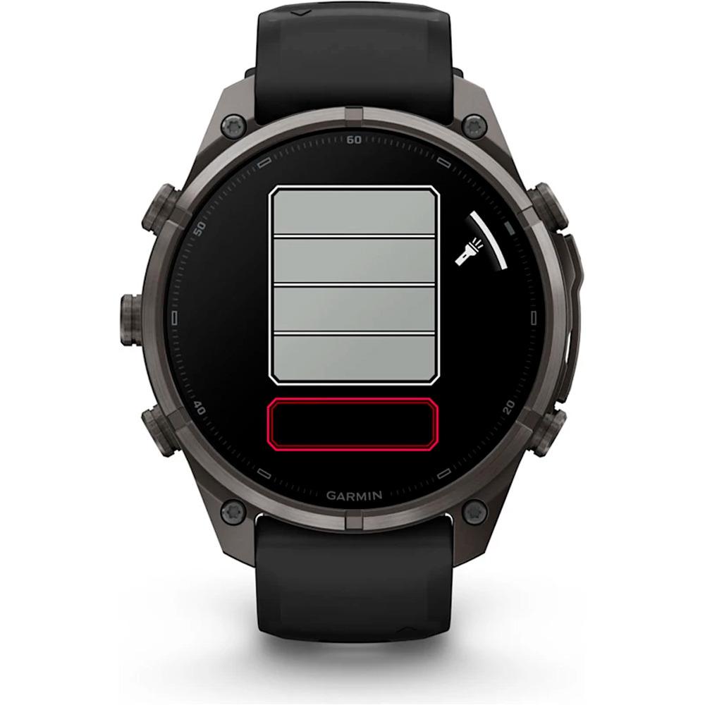 Garmin pulsómetros con gps FENIX 9 PRO 47 MM TITANIO RECUBRIMIENTO DLC GR CARBN CORREA 07