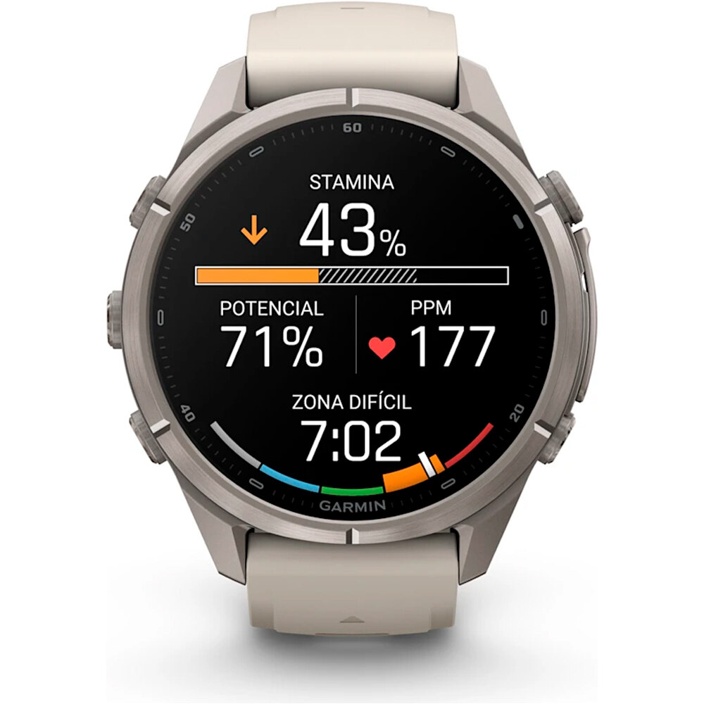 Garmin pulsómetros con gps FENIX 9 PRO INREACH, 43 MM TITANIO CORREA BL 03