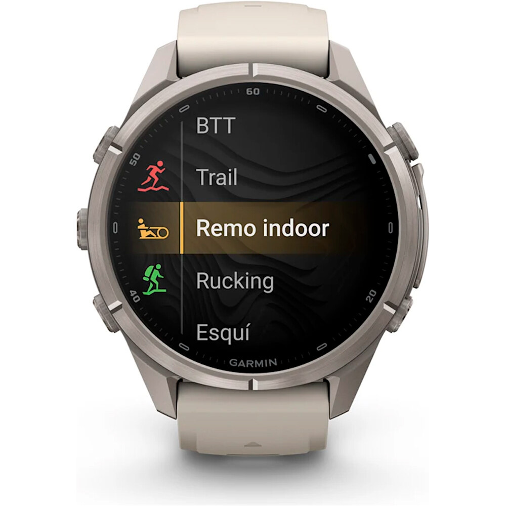 Garmin pulsómetros con gps FENIX 9 PRO INREACH, 43 MM TITANIO CORREA BL 05