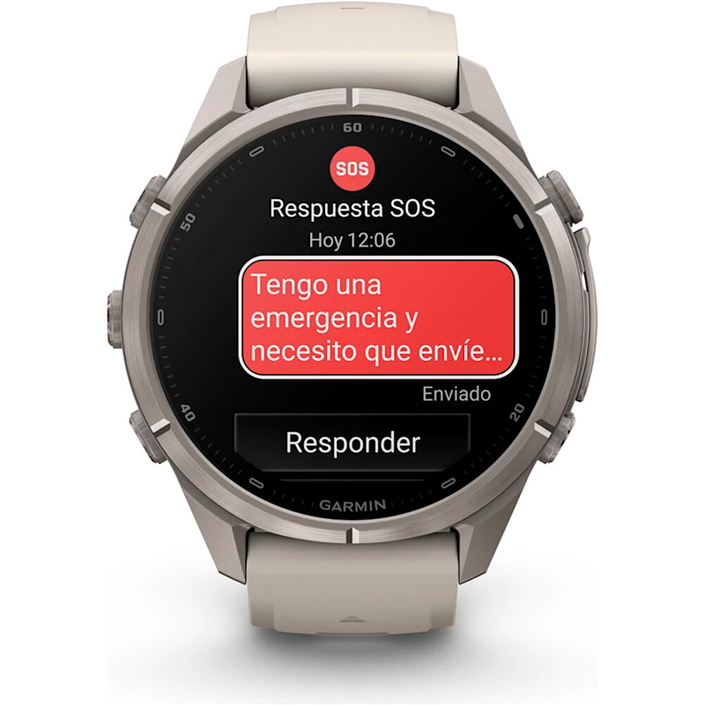 Garmin pulsómetros con gps FENIX 9 PRO INREACH, 43 MM TITANIO CORREA BL 06
