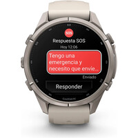 Garmin pulsómetros con gps FENIX 9 PRO INREACH, 43 MM TITANIO CORREA BL 06