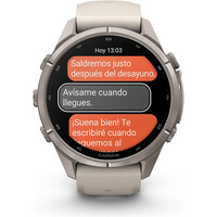 Garmin pulsómetros con gps FENIX 9 PRO INREACH, 43 MM TITANIO CORREA BL 07