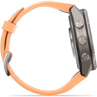 Garmin pulsómetros con gps FENIX 9 PRO INREACH, 43 MM TITANIO CORREA SALMN 04