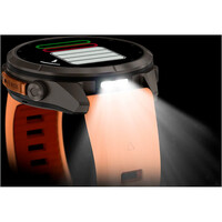Garmin pulsómetros con gps FENIX 9 PRO INREACH, 43 MM TITANIO CORREA SALMN 10