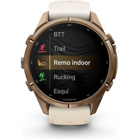Garmin pulsómetros con gps FENIX 9 PRO INREACH, 43 MM TITANIO DORADA CORREA BE 05