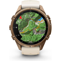 Garmin pulsómetros con gps FENIX 9 PRO INREACH, 43 MM TITANIO DORADA CORREA BE 09