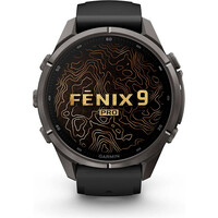 Garmin pulsómetros con gps FENIX 9 PRO INREACH, 43 MM TITANIO RECUBRIMIENTO DLC GR CARB 01