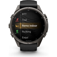 Garmin pulsómetros con gps FENIX 9 PRO INREACH, 43 MM TITANIO RECUBRIMIENTO DLC GR CARB 05