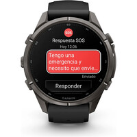 Garmin pulsómetros con gps FENIX 9 PRO INREACH, 43 MM TITANIO RECUBRIMIENTO DLC GR CARB 06