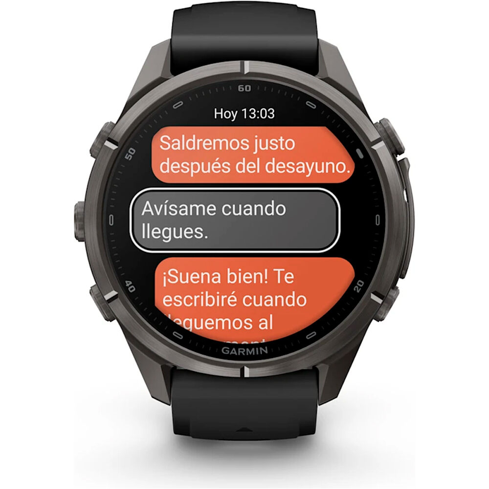 Garmin pulsómetros con gps FENIX 9 PRO INREACH, 43 MM TITANIO RECUBRIMIENTO DLC GR CARB 07