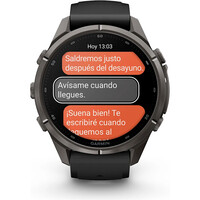 Garmin pulsómetros con gps FENIX 9 PRO INREACH, 43 MM TITANIO RECUBRIMIENTO DLC GR CARB 07