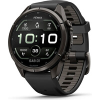 Garmin pulsómetros con gps FENIX 9 PRO INREACH, 43 MM TITANIO RECUBRIMIENTO DLC GR CARB vista frontal