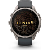 Garmin pulsómetros con gps FENIX 9 PRO INREACH, 47 MM TITANIO CORREA GR 01