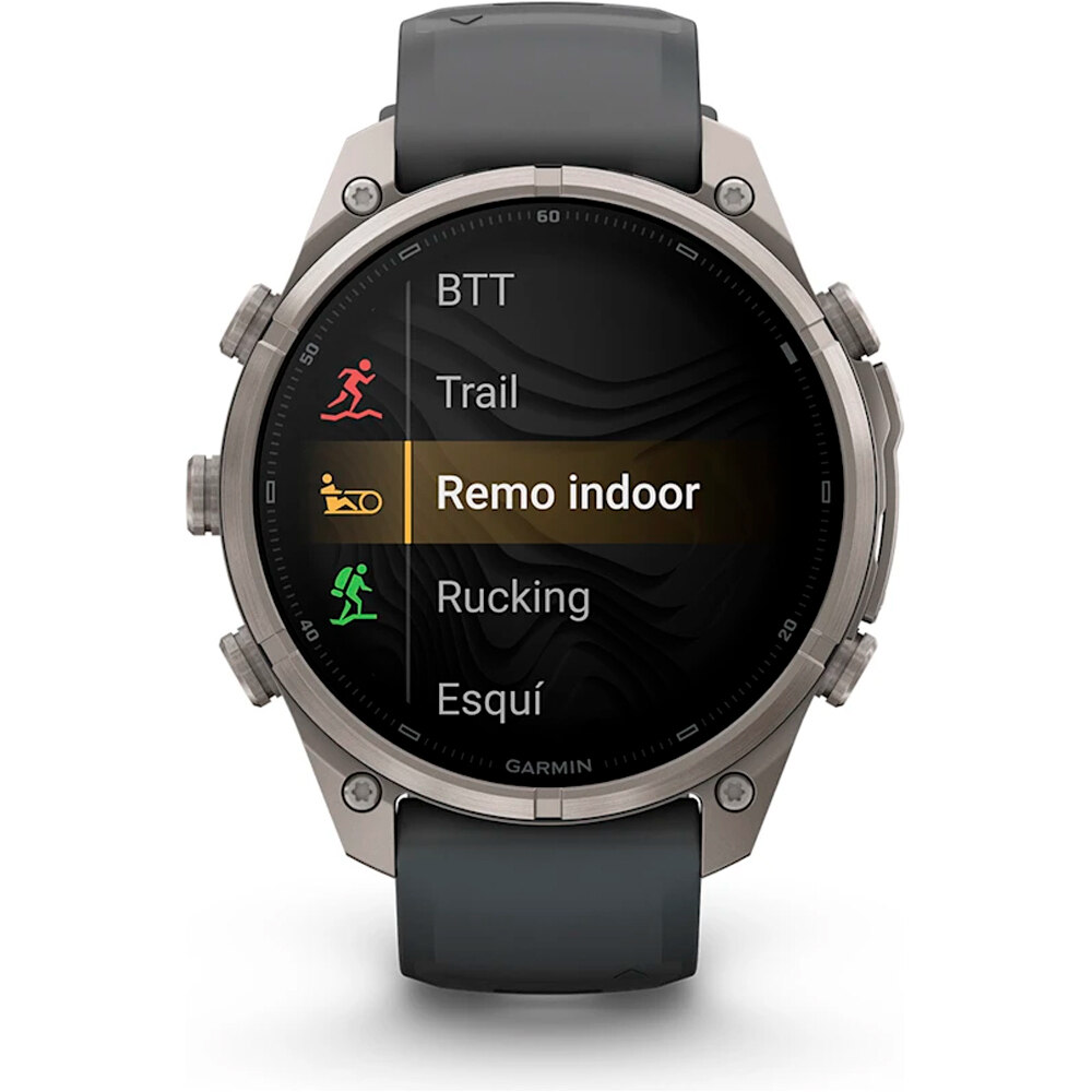 Garmin pulsómetros con gps FENIX 9 PRO INREACH, 47 MM TITANIO CORREA GR 05