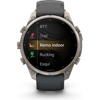 Garmin pulsómetros con gps FENIX 9 PRO INREACH, 47 MM TITANIO CORREA GR 05