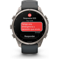 Garmin pulsómetros con gps FENIX 9 PRO INREACH, 47 MM TITANIO CORREA GR 06