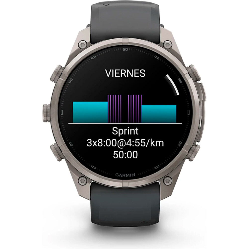 Garmin pulsómetros con gps FENIX 9 PRO INREACH, 47 MM TITANIO CORREA GR 08